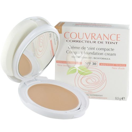 Kem nền trang điểm dạng nén Couvrance Compact Foundation Cream Porcelain 10g