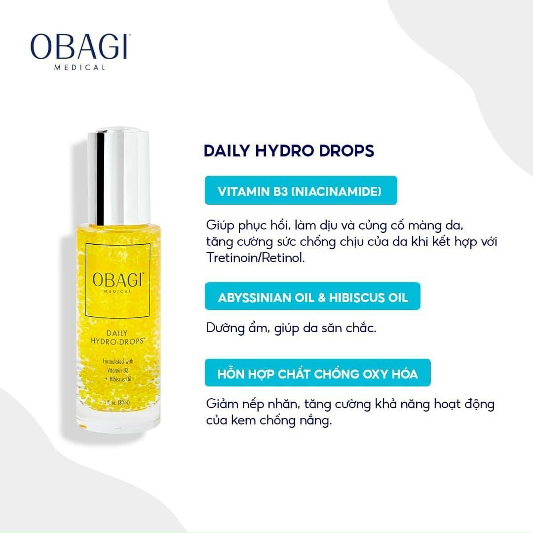 Serum cấp nước phục hồi da Obagi Daily Hydro-Drops | Đẹp mỗi ngày