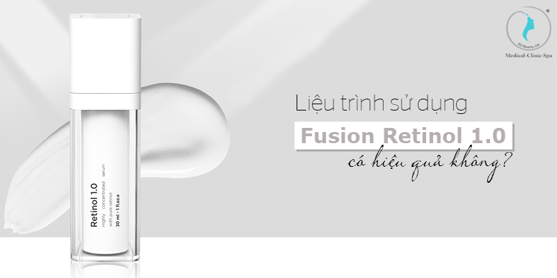 Mức độ lượng Retinol 1.0 Fusion cần sử dụng cho da?
